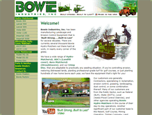 Tablet Screenshot of bowieindustries.com